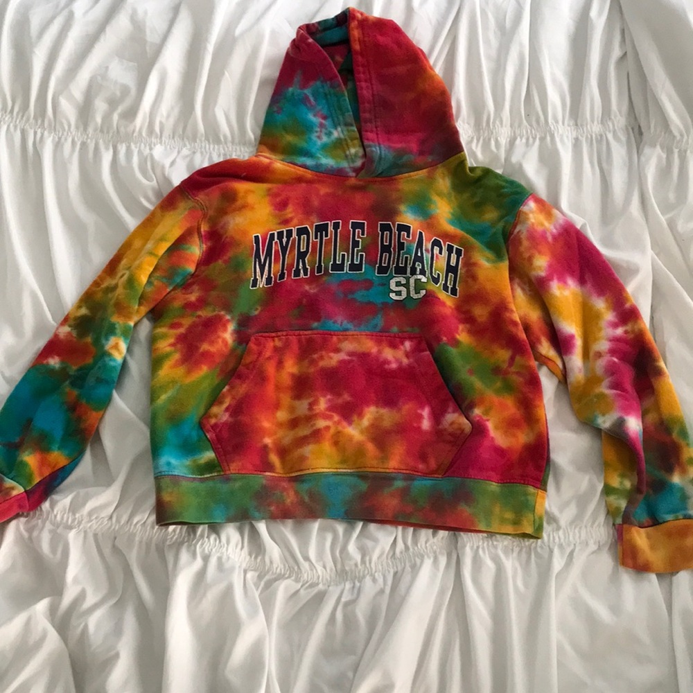 tie dye myrtle beach hoodie